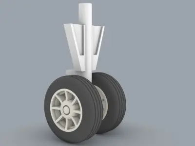 Sea King Wheels Low-poly 3D model