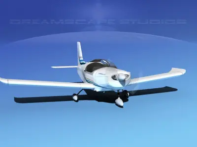 Zlin Z 242 V11 3D model