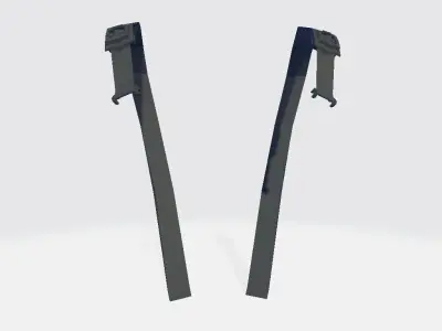 Shoulder Suspenders Low-poly 3D model