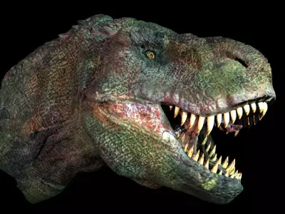 T Rex Head Sculpture 2  3D model