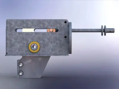 Rc aircraft retract asm Free 3D model