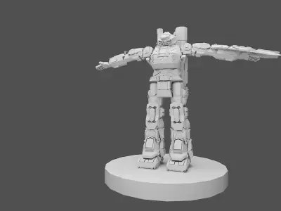 transformers characters 3d model Low-poly 3D model