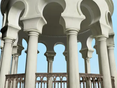 monument gazebo 3D model