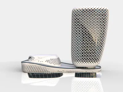 Central Building 3D model