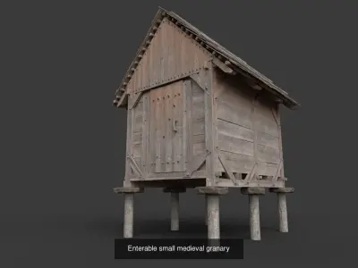 Early medieval farmstead - enterable 3D Model Collection