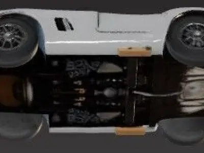 Classic Car 3D Model with Historic Precision 3D print model