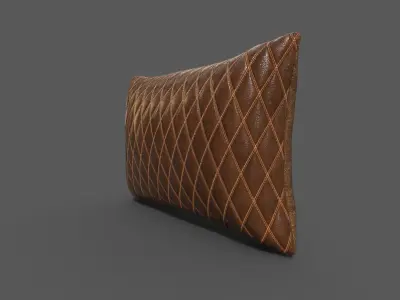 Cushion furniture Low-poly 3D model buy