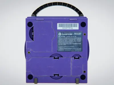 Nintendo GameCube Console Used and Refurbished 3D model