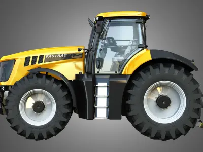 JCB Fastrac 8000 Tractor 3D model