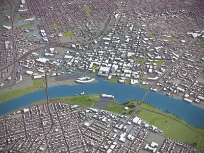 Toledo Low-poly 3D model