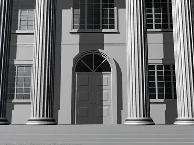 Public building 2 3D model