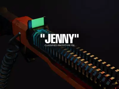 SCI-FI Launcher gun 3D model