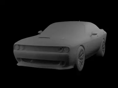 dodge challenger Free 3D model