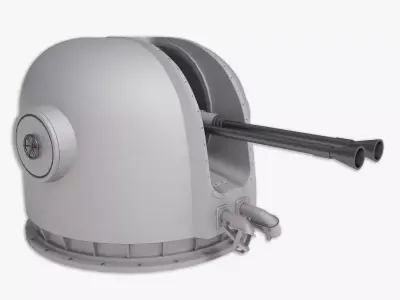 40MM Bofors 3D model 3D model