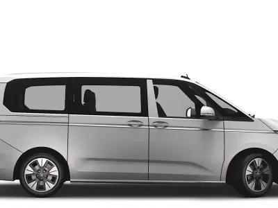 Volkswagen T7 Multivan TDI Long 2023 3D model