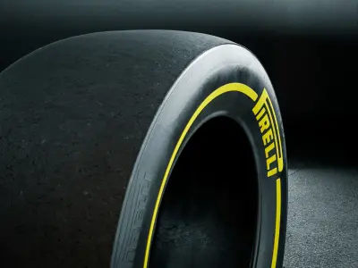 Pirelli Pzero Racing Slick Tire 3D model