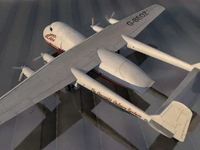 Armstrong Whitworth AW-660 Argosy 3D model