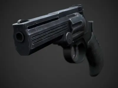 MPREX gun Free low-poly 3D model