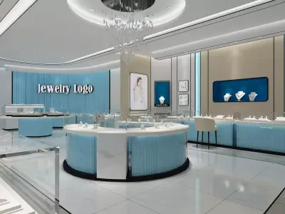 Jewelry Store 01 3D model