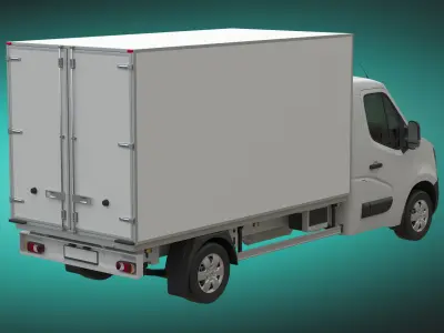Nissan NV400 BoxTruck 3D model