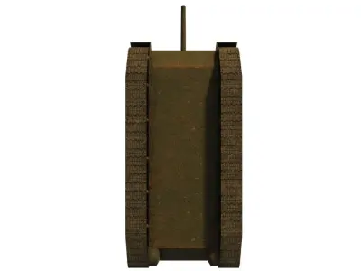 Tank T-34 Low-poly 3D model