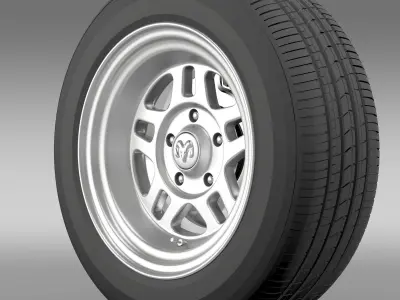 Dodge Challenger Mopar wheel 3D model