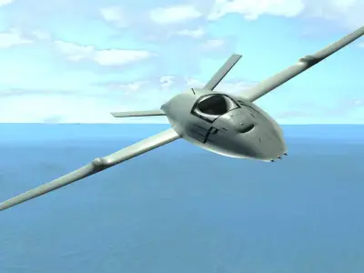 MQ-25 Stingray 3D model
