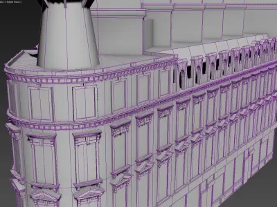Classical Style Building 3D model