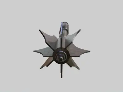 Medieval 16th Century Mace Low-poly 3D model