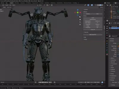 Predator Killer Suit - Ultimate Yautja Armor Fan Art 3D print model