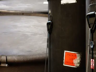 Military Cartridge Barrel Cargo Low-poly 3D model