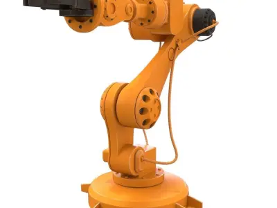 industrial robot 3D model