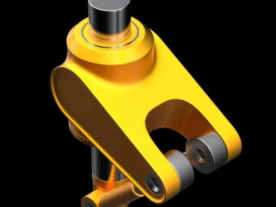 Subdivision-Ready Mechanical Details Kit-Bash 3D model