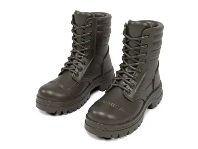 Military boots 3D print model