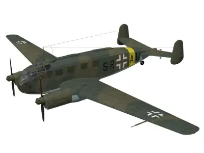 Siebel Si204D 3D model