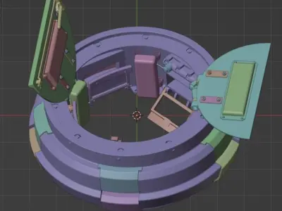 Commander Cupola PANZER III 3D model