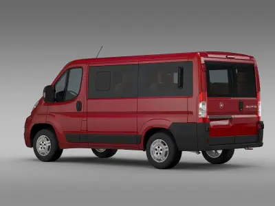 Fiat Ducato Mini Bus L1H1 2006-2014 3D model