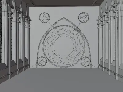 Citadel of Kang - LOKI - castle 3D model 3D model