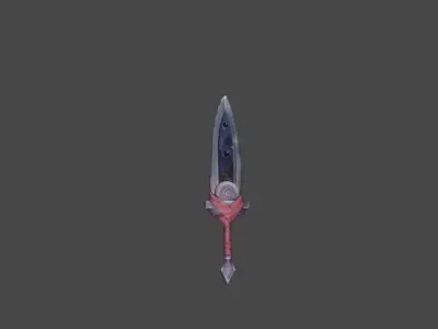Zeloeman Sword A 48 Low-poly 3D model
