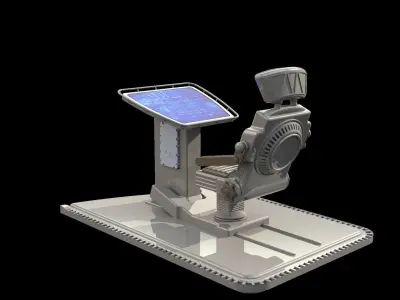 SCIFI Chair 3D-Modell 3D model