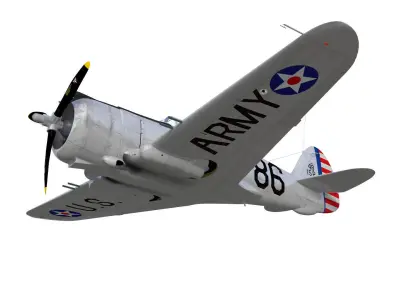 Curtiss Wright P36 3D model