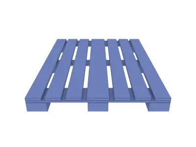 Wooden Pallet 1 Low-poly 3D model