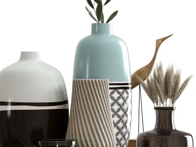 Decorative set 3D model