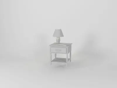 Furniture set Corner for readers Free 3D model