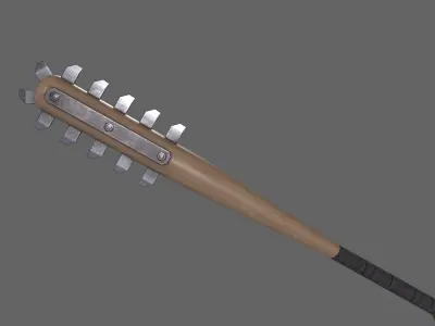 PBR Baseball Bat Weapon V4 Low-poly 3D model