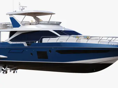 Luxury Motor Yacht Generic 3D model