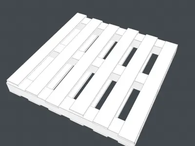 Free Pallet Free low-poly 3D model