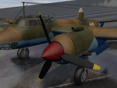 Tupolev TU-2 3D model