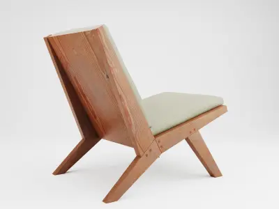 Kepner Lounge Chair 3D model Free 3D model