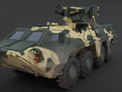 BTR-4 Bucephalus 3D model